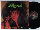 POISON Open Up And Say...Ahh  CAPITOL LP VG+/VG++ 1st pressing