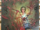 AUTOGRAPHED COVER - Cannibal Corpse ‎– Red Before Black  Blue LP vinyl - RARE