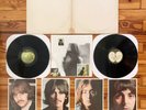 The Beatles S/T Self-Titled White Album 2x LP Vinyl + 4x Photos & Poster VG+/VG