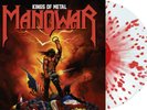 MANOWAR - KINGS OF METAL - WHITE / RED SPLATTER VINYL LP - LIMITED TO 800 COPIES