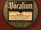 Blind George Reneau-Vocalion-14809-Lonesome Road Blues-78Rpm.  V 1924