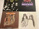 4 Aerosmith LPs - Get Your Wings - Rocks - Toys in the Attic - Draw the Line