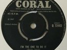 60s N.Soul - JACKIE WILSON - I'm the one to do it - 1967 UK CORAL VG+