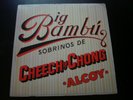 CHEECH & CHONG BIG BAMBU LP RECORD ORIGINAL WITH ROLLING PAPER