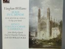 WILLIAMS / WILLCOCKS - Mass in G Minor / Five Mystical Songs (VINYL LP, 1969)