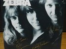 1983 Zebra Self-Titled Signed To Teresa Vinyl Album Record Atlantic 80054-1