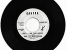 RARE DOO WOP 45 FIVE SUPERIORS THERE'S A FOOL BORN EVERYDAY GARPAX STR VG ORIG