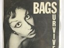 Bags Survive 7 Inch 45 Vinyl Dangerhouse Records Original Exc