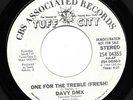 Hip Hop Rap 45 DAVY DMX One For The Trebel (Fresh) TUFF CITY Promo VG++