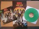 KISS LOVE GUN GREEN VINYL LP RECORD WITH POSTER LMT ED NEW MINT JAPAN  IMPORT