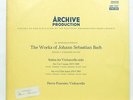 PIERRE FOURNIER - JS BACH suites for cello solo nos.3 & 4 ARCHIV 14687 LP