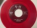 Flames 45 Lets Talk It Over / Tears Come Tumbling Down RED WAX 7-11 RE VG++/MINT