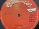 ERROL BELLOT CORNER SHOT FINGERS Babylon SG RECORDS SG1 1981 Vinyl 12” EX
