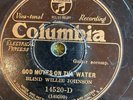 Columbia 14520D BLIND WILLIE JOHNSON Take Burdens To Lord BLUES 78 rpm 1930 V-/V