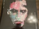 We Are Chaos by Marilyn Manson Deluxe Edition Vinyl- Clear W/ Red Black And Blue