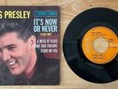 RARE FRENCH EP ELVIS PRESLEY ITS NOW OR NEVER 3rd PRESSING ORANGE LABEL