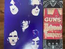 L.A. Guns - Hollywood Vampires Korea LP Vinyl 1991 With Insert and Poster