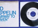 Super Rare Led Zeppelin Stairway to Heaven Promo single 45 RPM w/ picture sleeve
