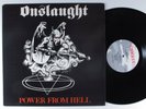 ONSLAUGHT Power From Hell COMBAT LP VG++ ^