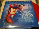 Disney Mary Poppins Returns The Songs Exclusive Translucent Red Vinyl LP