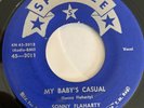 SONNY FLAHARTY My Baby’s Casual / Our Love Is Real 45 Spangle Rockabilly Teen