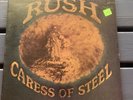 Rush CARESS OF STEEL Vinyl Album 1975 Mercury LP  SRM-1-1046