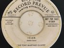 THE TONY MARTINEZ QUINTET Ican / Hollywood Mambo 45 Afro Latin Mod Jazz Exotica