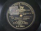 Hector Dufranne Baritone Adam Le Chalet 78 RPM Single Side G&T G.C.-34677