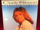 CARLY SIMON Greatest Hits Live 1988 vinyl LP best of You're So Vain HBO TV
