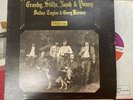 CROSBY STILLS NASH YOUNG Deja Vu ATLANTIC PLUM UK 1st VINYL LP TEXTURED Cleaned