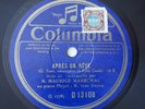 Maurice Maréchal Cello Fauré Glazunov French 78RPM Columbia D 13108