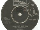 THE CONTOURS Baby Hit And Run TAMLA MOTOWN TMG NORTHERN SOUL UK 45