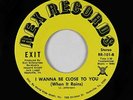 Crossover Soul/Funk 45 - Exit - I Wanna Be Close To You - Rex - mp3