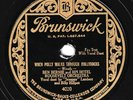 Brunswick #4020: Ben Bernie Or-Polly Walks Through Hollyhocks/Ten Little V+ hot