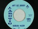 Crossover Soul 45 - Barbara Mason - Ain't Got Nobody - Arctic - VG+ vinyl press