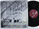 BROCAS HELM Into Battle FIRST STRIKE LP VG+ with lyric sheet insert