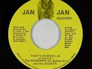 Modern Soul Funk 45 - Maskman & Agents - That's Women Lib - Jan Jan VG+ obscure