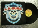 L.A. Guns ‎  LA Guns   Vintage Tequila Sunset Label LP Vertigo 422834 144-1