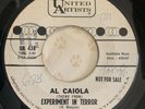 AL CAIOLA Experiment In Terror 45 Halloween Rock Popcorn Tittyshaker Rocker