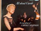 Carole Simpson-All About Carole 1957 Capitol T-878 LP EX Female jazz vocal