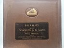 Album Brahms Concerto op. 77 in D Major 5 x Shellac 12