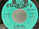 Fred Mark - Thy Good Fortune / Begin with God 45 RPM - Concept VG Funk Gospel F2