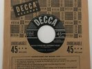 Country Bop Rockabilly 45 HARDROCK GUNTER Boogie Woogie Saturday DECCA  hear