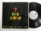 PATO BANTON Never Give In LP Reggae 1988 VG++ vinyl Promo-stamp Kp 186