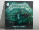 LP - METALLICA - RIDE THE LITGHTNING - US PRESS - GREEN COVER - WHITE LP -