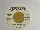 BILLY FURY - USA  - WHITE LABEL PROMO - LIKE I'VE NEVER BEEN GONE.