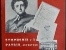 Andre CLUYTENS Symphony  1 Patrie Ouverture BIZET French COLUMBIA FCX 273 NM