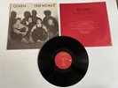 Queen ‎The Works Vinyl LP EMC2400141 EX Condition 1984 First Press Square Inner