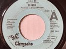 RARE Barbados BLONDIE Call Me 45 GIORGIO MORODER 7