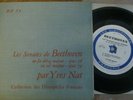 YVES NAT / BEETHOVEN sonatas nos 24 & 25 / LES DISCOPHILES FRANCAIS DF 73